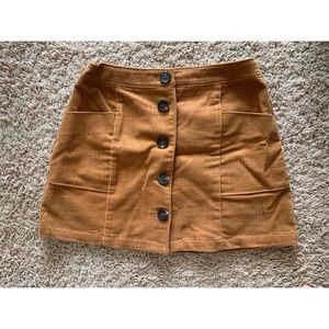 CORDUROY MINI SKIRT